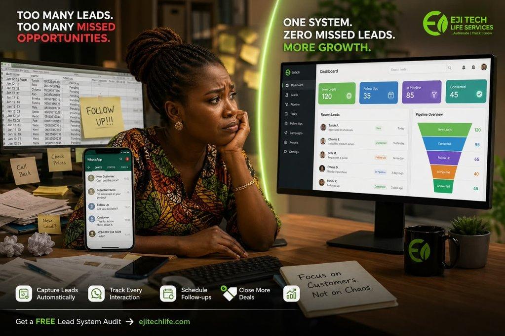 Why Nigerian SMEs Struggle to Maintain Leads When Using Spreadsheets and WhatsApp - Cover Image