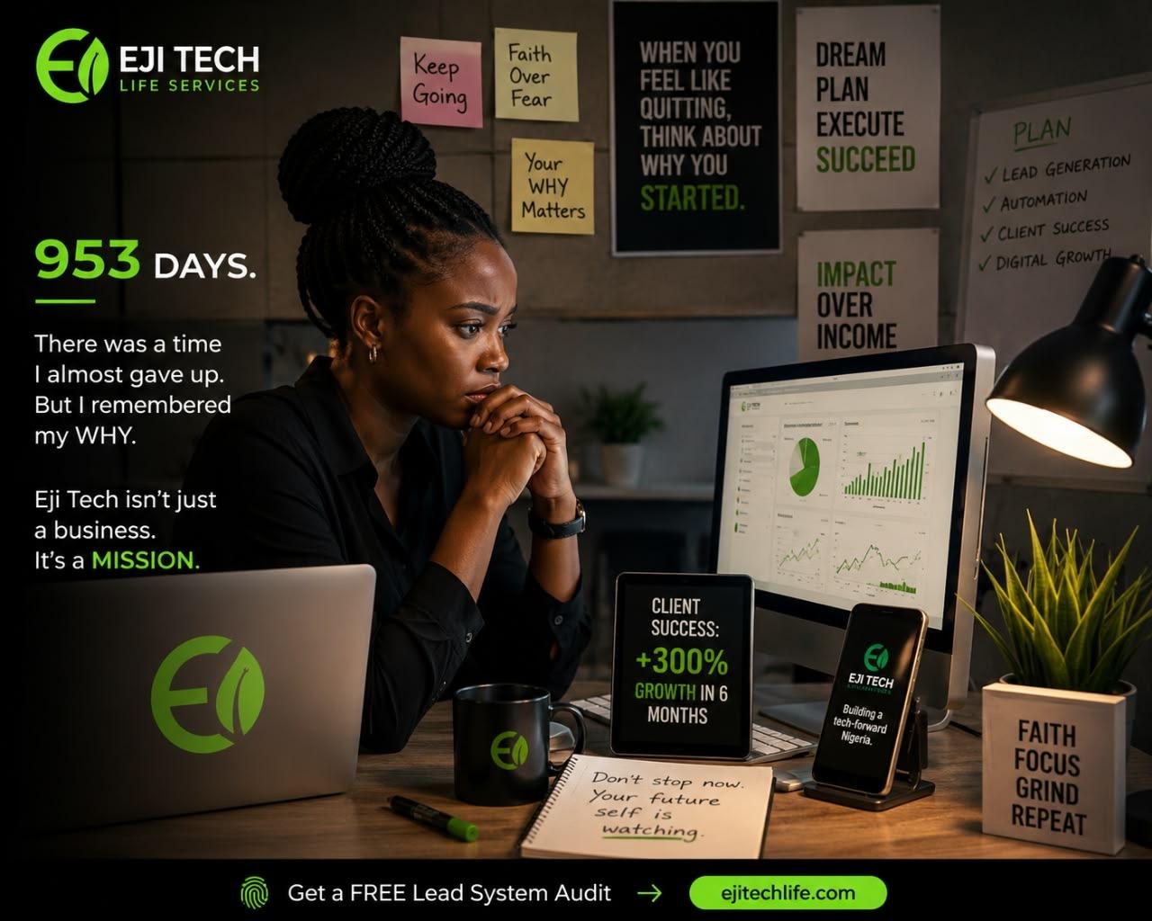The Day I Almost Gave Up on Eji Tech: A Journey of Faith and Resilience - Cover Image