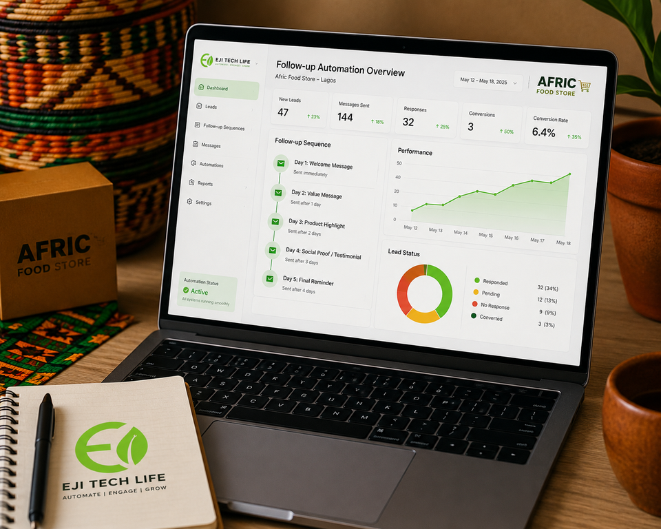 How Afric Food Store Automated 40+ Weekly Follow-Ups and Converted Cold Leads - Cover Image