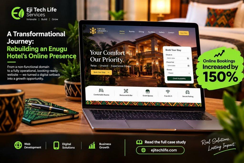 A Transformational Journey: Rebuilding an Enugu Hotel’s Online Presence - Cover Image